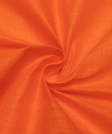 Orange Colour Plain Cotton Lining Fabric